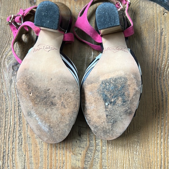 Sam Edelman Odetta black and white striped heels - Picture 6 of 10